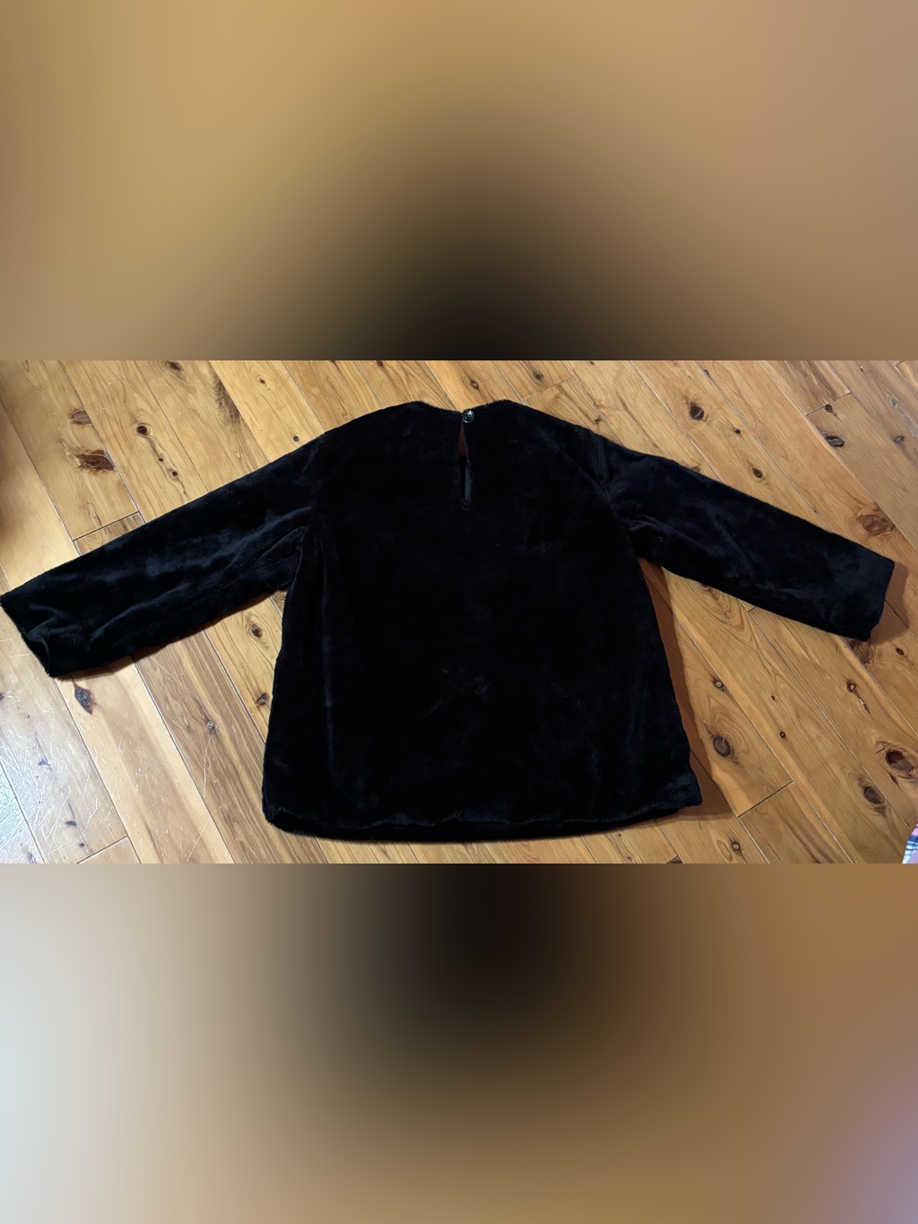 Pottery Barn Kids Black Plush Long Sleeve Top (Originally Part Of A Costume?)4-6 — image 2 of 8
